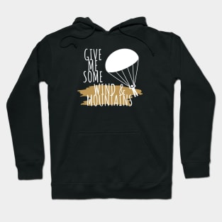 Paragliding wind & mountains Hoodie